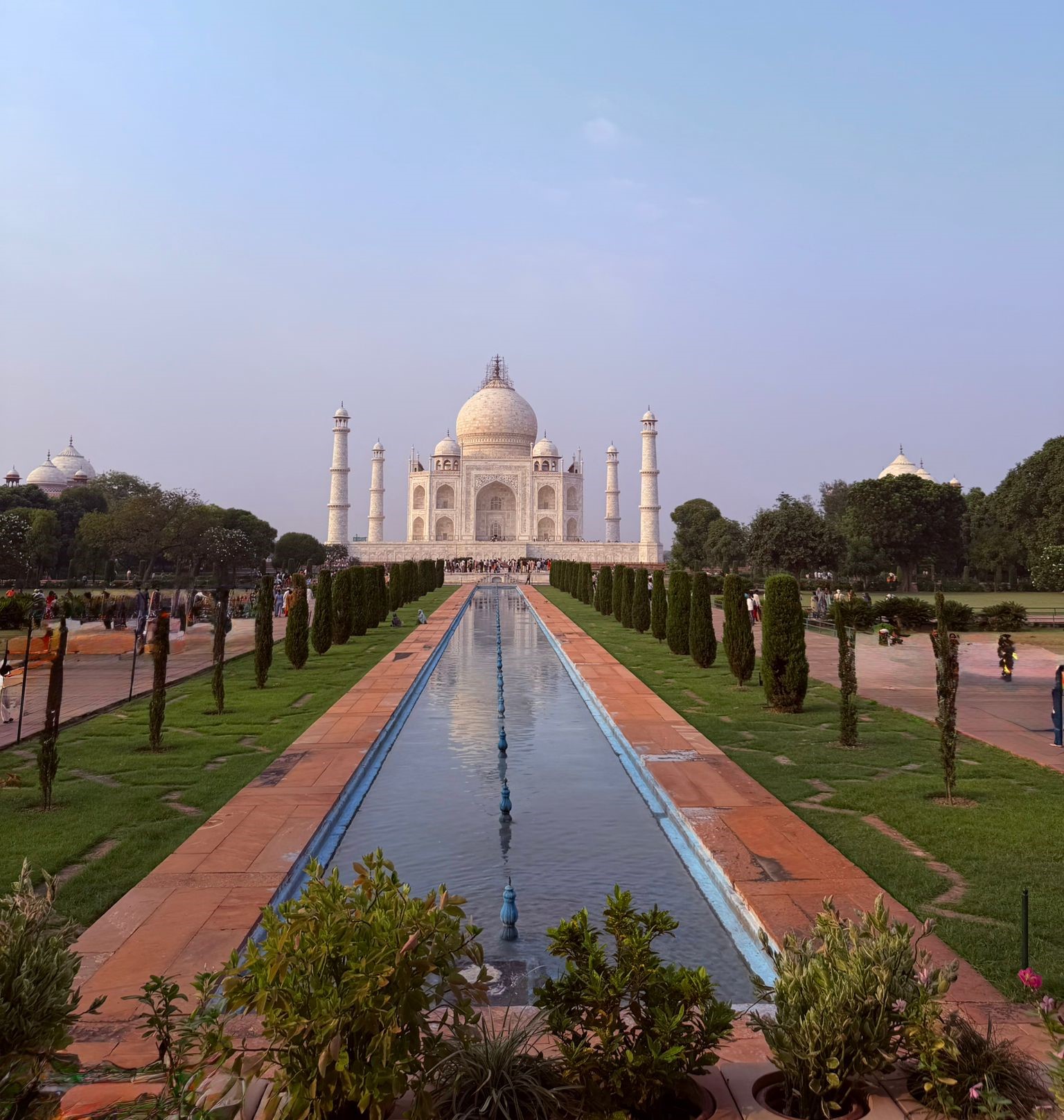 Taj Mahal at sunrise
